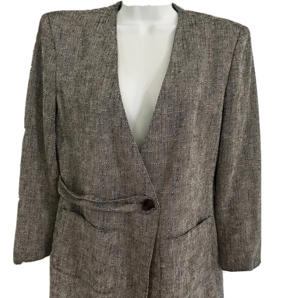 Vintage Raspini Designer Career Office Blazer Jacket Made in USA  Size 5/6 - Picture 1 of 7